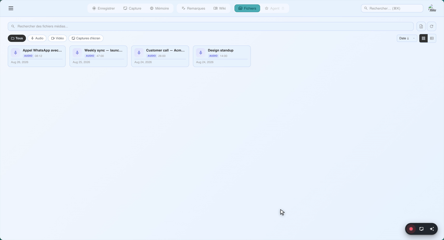 Enregistrer et transcrire un appel WhatsApp